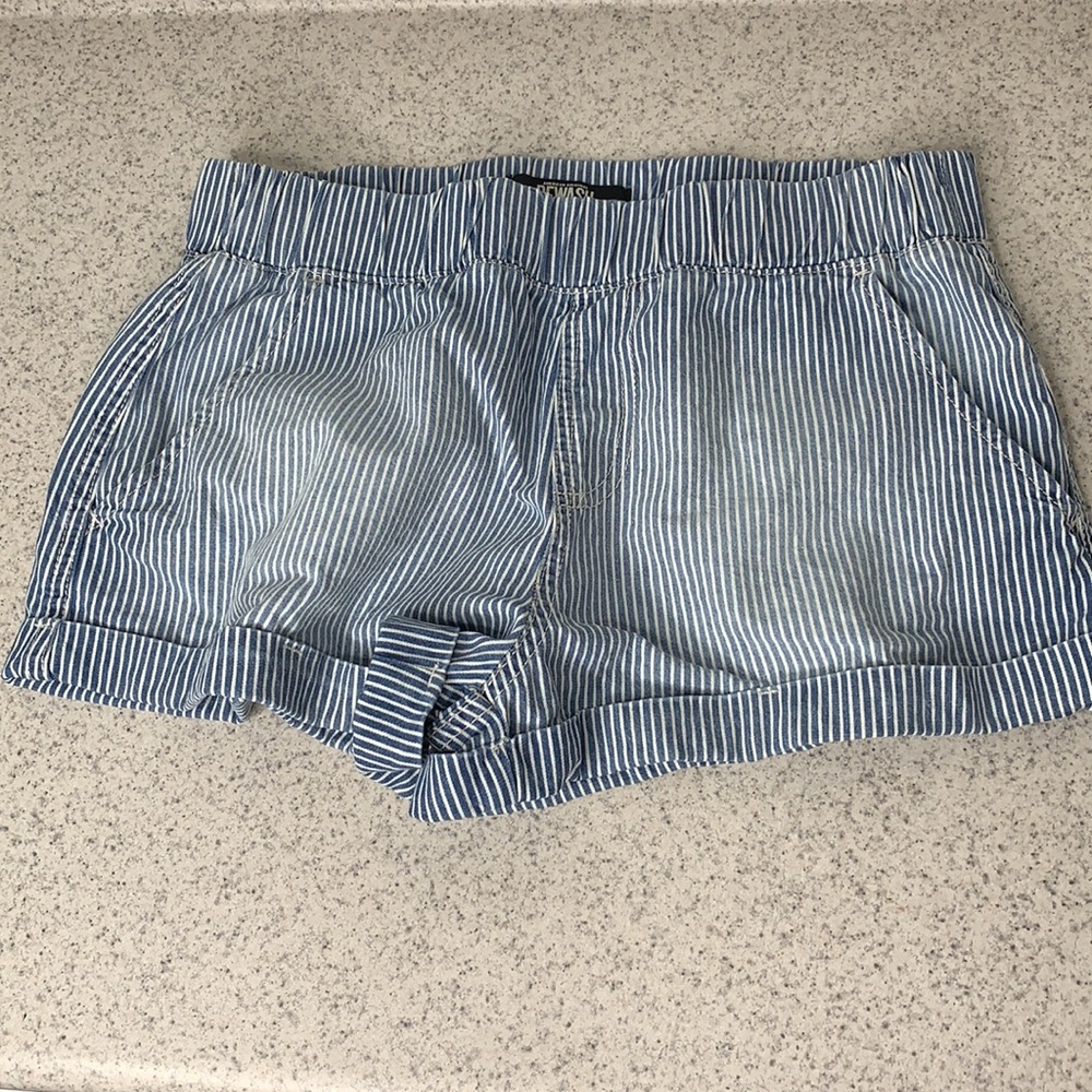 Striped Cotton Summer Shorts Medium